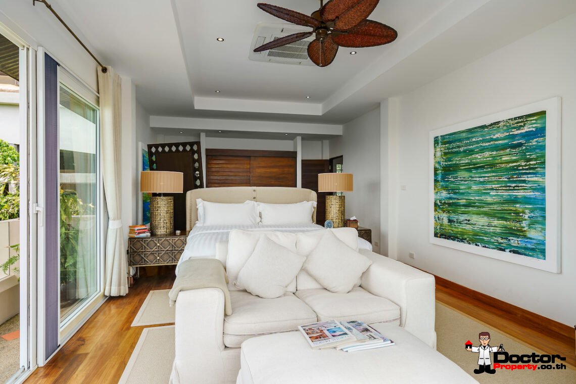 5 Bedroom Villa with Sea View – Bophut, Koh Samui – For Sale